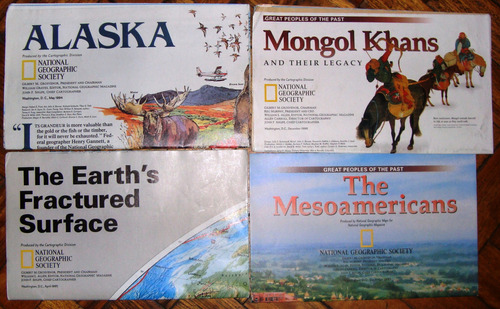 Mapa Nat Geo Lote 15 Varios Geografia Mundial Alaska Hawai 