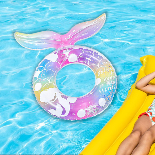 Flotador Inflable De Sirena Para Anillo De Natación