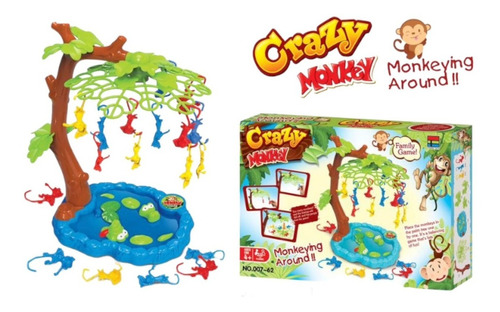 Juego De Mesa Colgar Monitos Monos Arbol Premium