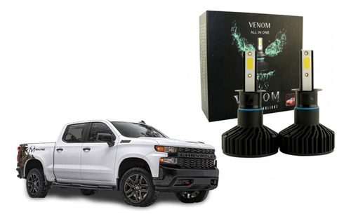 Luces Cree Led 20000lm Venom Chevrolet Silverado Instalacix2