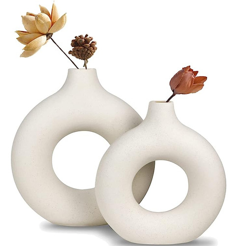 Jarron Ceramica Blanca Para Decoracion Moderna Del Hogar Jar