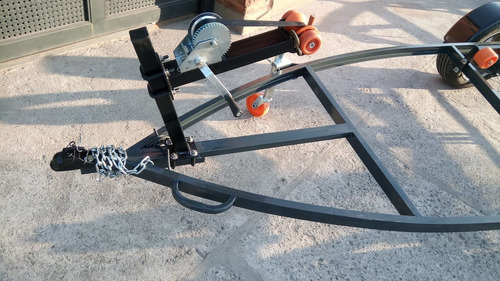 Imagen 12 de 14 de Trailer Nautico Para Moto Triplaza Homologado Patentable