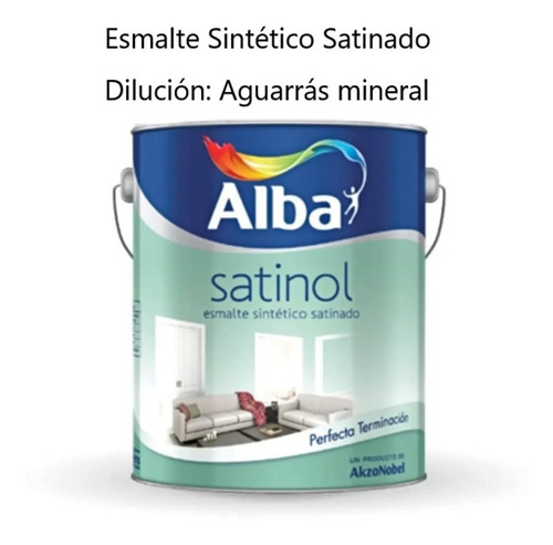 Esmalte Sintetico Satinado Satinol Alba Blanco X 20 Lts