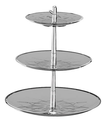 Soporte Para Cupcakes De 3 Niveles, Bandeja Para Servir En