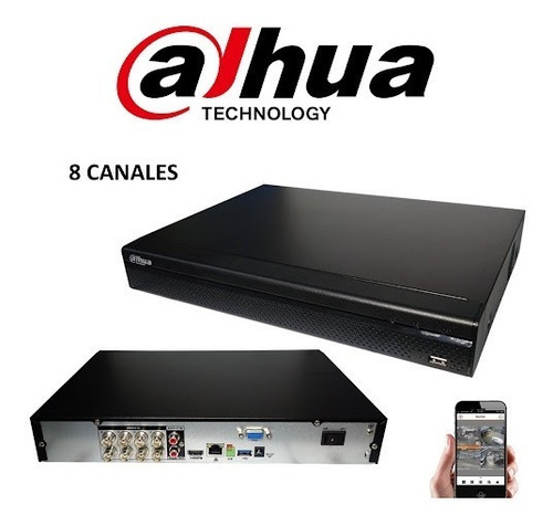 Xvr Dahua 8 Ch 720/1080 Pentahibrido 5 En 1