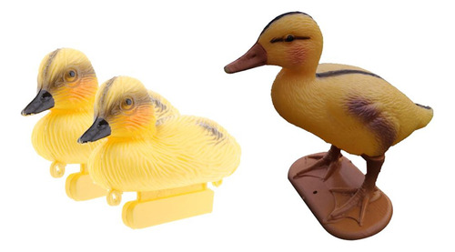3 Uds., Pato Flotante, Patitos, Estanque, Adorno, Cebo