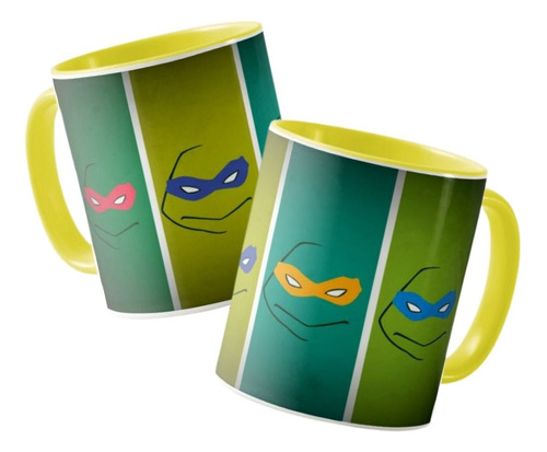 Mug Tortugas Ninja Taza Ceramica 11 Onz