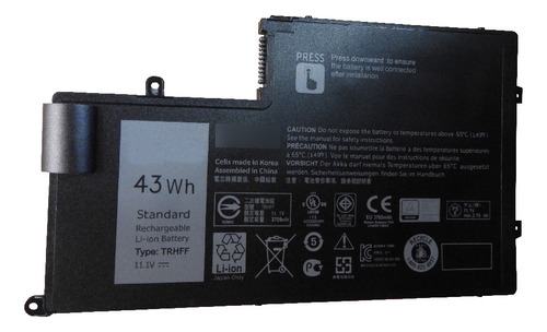 Bateria Generica Para Dell Trhff 43wh 11.1v 3 Celdas