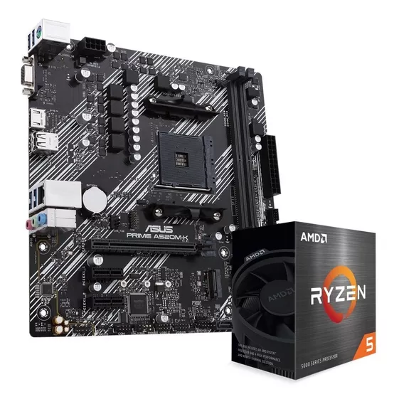 Combo Actualizacion Pc Ryzen 5 5600x + A520 Prime