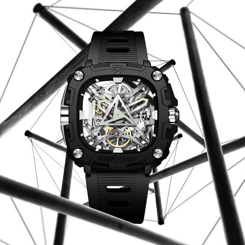 Reloj Ciga Hombre Series X Eye Of Horus Automático Silver Correa Sliver