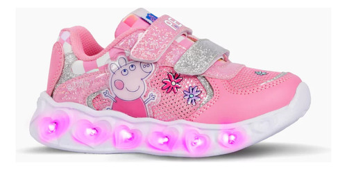 Zapatillas Footy Peppa Pig Nena Con Luces Al Pisar Nuevas