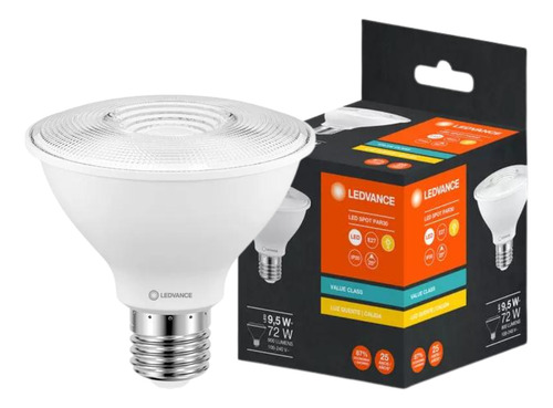 Lâmpada Led Par30 9,5w 2700k 900lm E27 Osram Cor da luz Branco-quente 127/220V