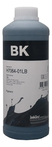 Tinta Pigmentada Inktec H7064 Hp 670 920 564 Litro Tinta Negra