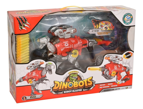 Muñeco Dinobots Robot Blaster Grande Lanzador. Quepeños