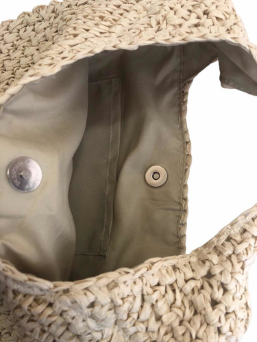 Bolsa Playa Moda Tejida. Bolsa Boho Rafia Al Hombro Borlas