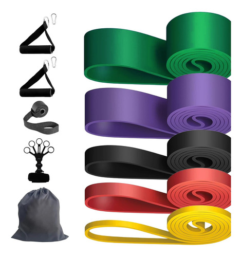 Ruiyue Bandas De Resistencia Para Ejercicio, 5pcs Banda