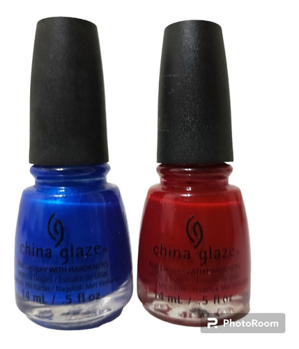 Esmaltes De Uñas Con Endurecedor China Glaze X 2 Unidades