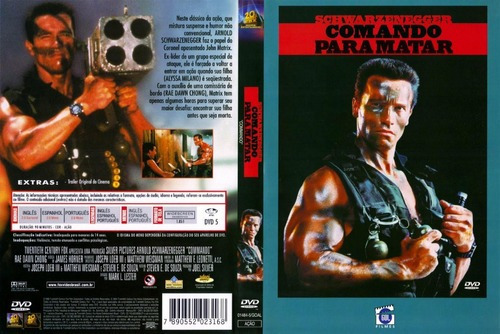Comando Para Matar Dvd Original Arnold Schwarzenegger