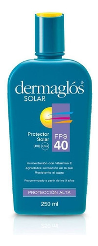 Protector Solar Dermaglós Fps 40  Emulsión  250 ml