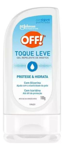 Repelente Contra Dengue Off! Gel Toque Leve 100g 