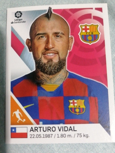Lámina Álbum La Liga Española 2019-2020 Arturo Vidal