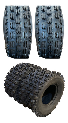 Juego 4 Llantas 21x7-10 Y 22x11-9 Para Cuatrimoto Atv F
