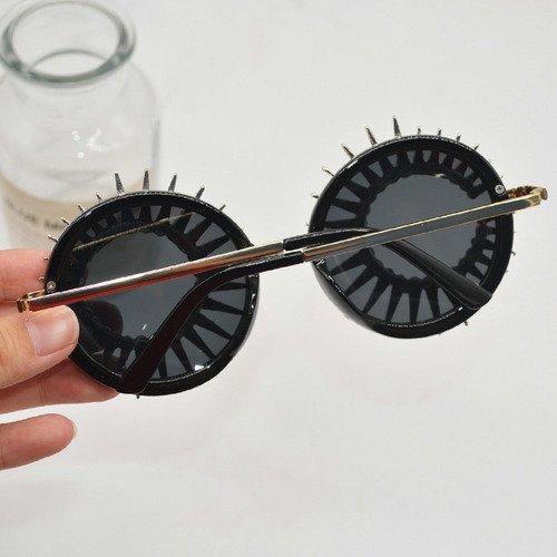 Mincl Gafas De Sol Redondas Con Diamantes Brillantes Para Mu