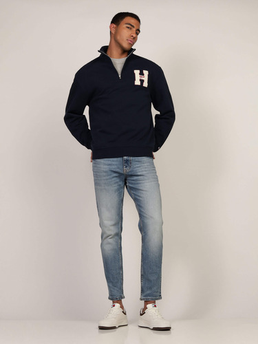 Sudadera Con Parche De Logo De Hombre Tommy Jeans