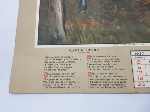Imagen 8 de 9 de Antiguo Almanaque Alpargatas 1937 Zavattaro Compl Mag 58623