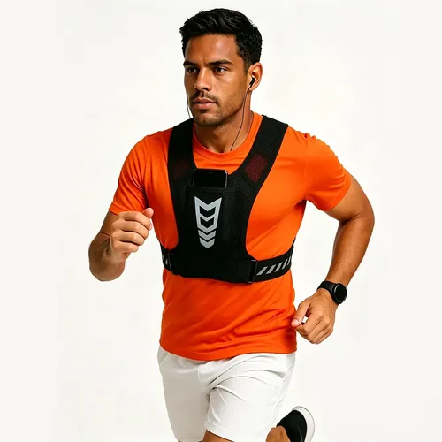 Colete De Corrida Running Guarda Celular Refletivo Ciclismo SeguroMax