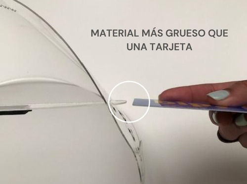 Protector Facial Biopro7 Liviano Cómodo Resistente No Empaña