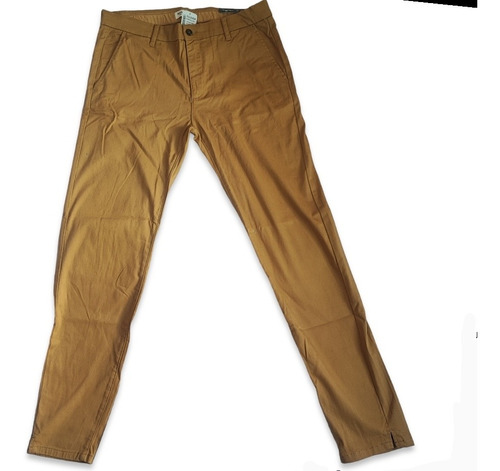 Pantalón Pull&bear Dama Mostaza Talla 10 Mex 32 Nuevo 