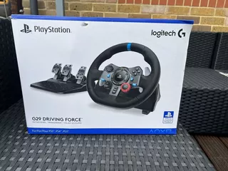 Logitech G29 Steering Wheel + Ps5 Ps4 Pedals