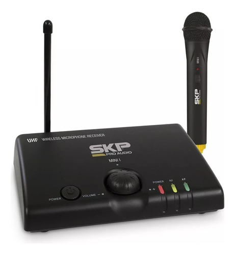 Microfono Inalambrico Skp Uhf Profesional Alcance Mini-i