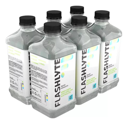 Bebida Hidratante Flashlyte Coco 625ml 6 Pack