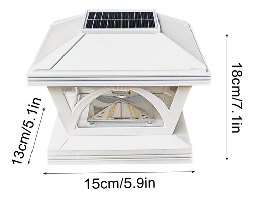 Faros De Columna Led Solares Para Iluminación Exterior, Noch