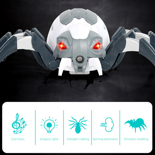 F Remote Control Spider Robot Rc Spider Toys With Light 1121