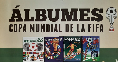 Coleccion Albumes Copa Mundial De La Fifa - Pack X 5 Albumes