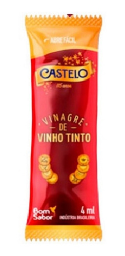 Azeite De Oliva + Vinagre Em Sachês Bom Sabor-1 Cx De Cada