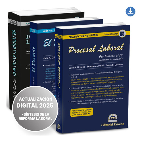 Promo 114: Gpp Despido + Gpp Proc Laboral + Gm Demandas Lab