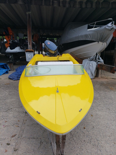 Lancha Magnum Motor 25hp Yamaha Excelente Estado Conservação