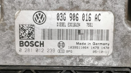 Computadora Jetta Bora 2005-2006-2007 1.9 Tdi 03g906016ac (Usado)