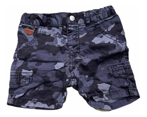 Bermuda Bebe Mimo & Co Camuflada Azul