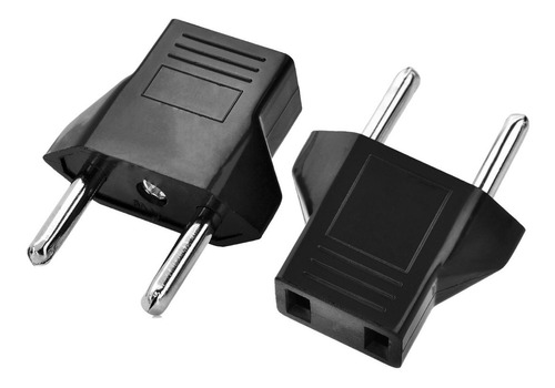 2 Adaptadores Plug Tomada Us Para Brasil Viagem 10a 110/220v