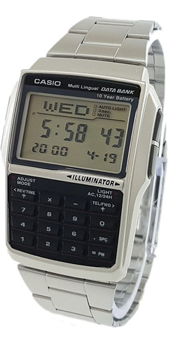Imagen 1 de 6 de         Casio Dbc-32d-1a - Reloj Calculador De Datos De Ace.