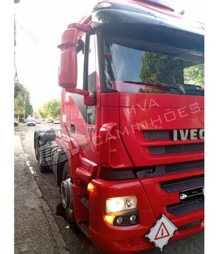 Imagem 3 de 15 de Caminhão Iveco Strallis 380 Teto Alto - 6x2 T