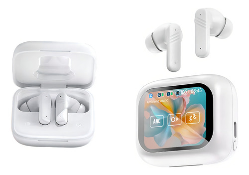 Isdewatch a8plus Auriculares Bluetooth Cancelación Ruido Pantalla Táctil Lcd Audífonos In-ear Manos Libres Deportivos