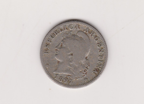 Moneda Argentina 20 Ctvs 1897 Janson 53.1 Muy Bueno -