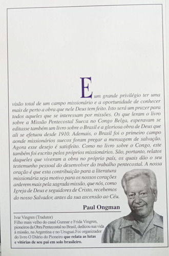 Livro Despertamento Apostólico No Brasil - Ivar Vingren Cpad