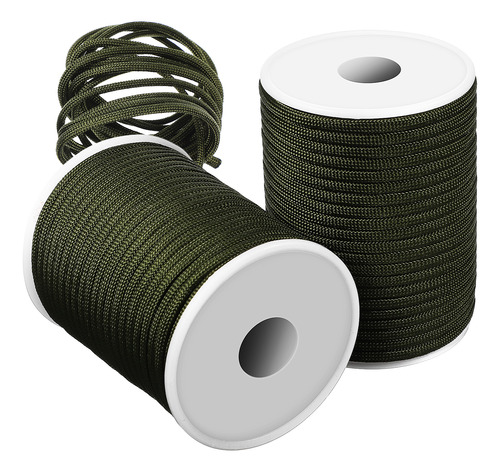 Canopy Ropes, 30 M, Color Verde Militar, 2 Unidades, Para Ex